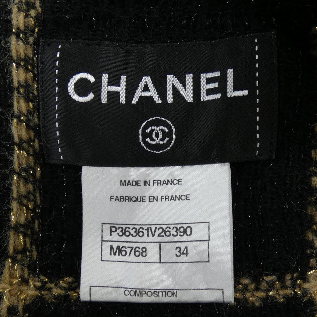 シャネル CHANEL P36361V26390 09A ワンピース