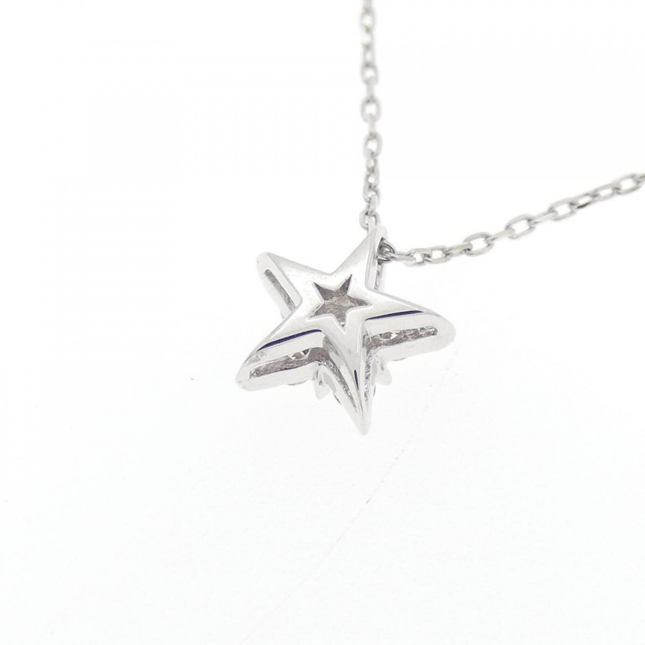 スタージュエリー スター ダイヤモンド ネックレス 0.06CT