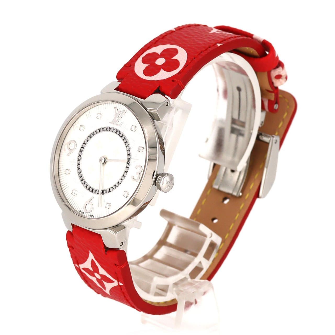 ルイヴィトン タンブール･8P Q13MJ SS クォーツ