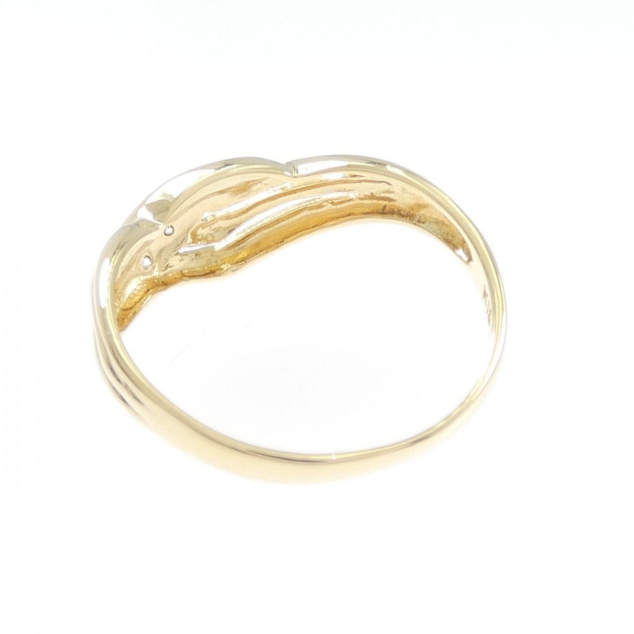 K18YG ダイヤモンド リング 0.03CT