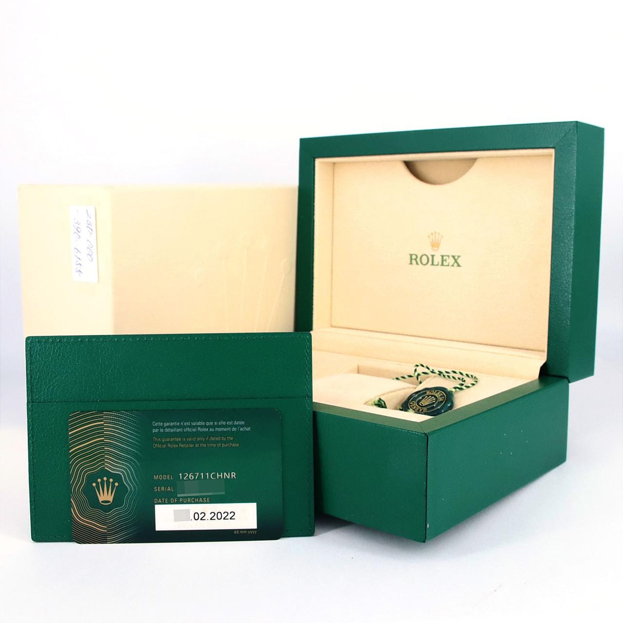 ロレックス GMTマスターⅡ 126711CHNR SSxPG 自動巻 ランダム番