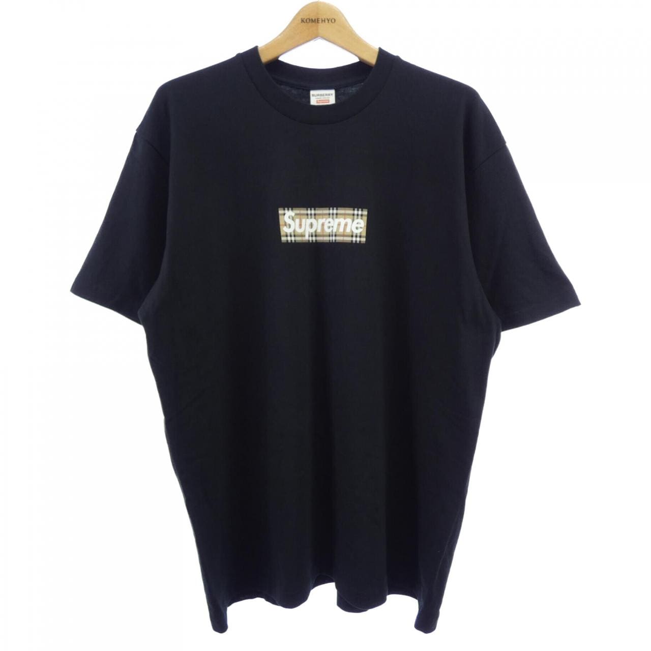 SUPREME Burberry Box Logo T-Shirt