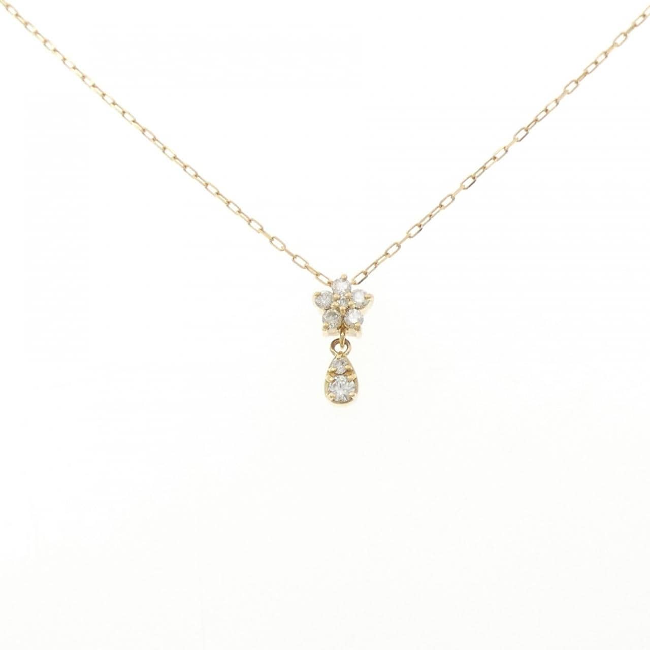 クミキョク ダイヤモンド ネックレス 0.12CT
