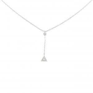 K18WG ダイヤモンド ネックレス 0.09CT