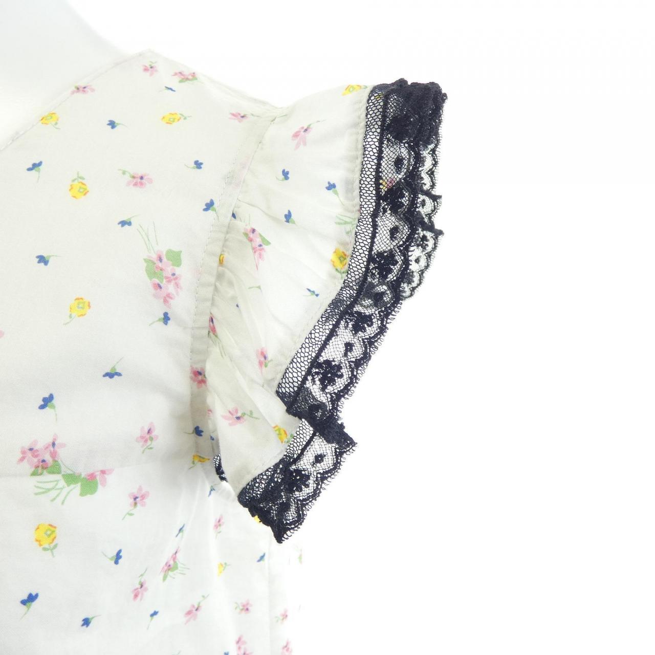 プラダ PRADA COTTON BATISTE MINI DRESS P3P32 SOOO 17ML ワンピース