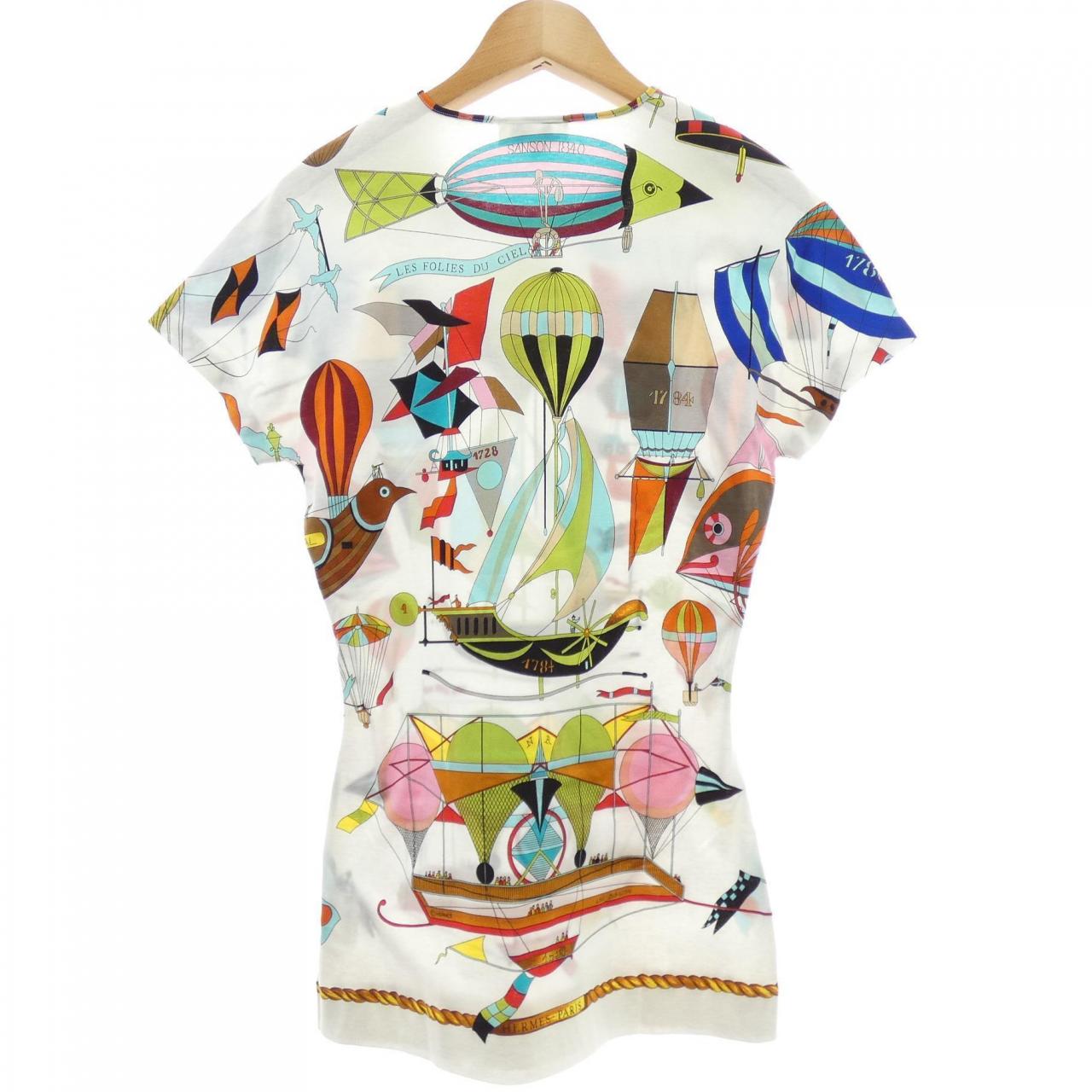 【ヴィンテージ】エルメス HERMES LES FOLIES DU CIEL Tシャツ