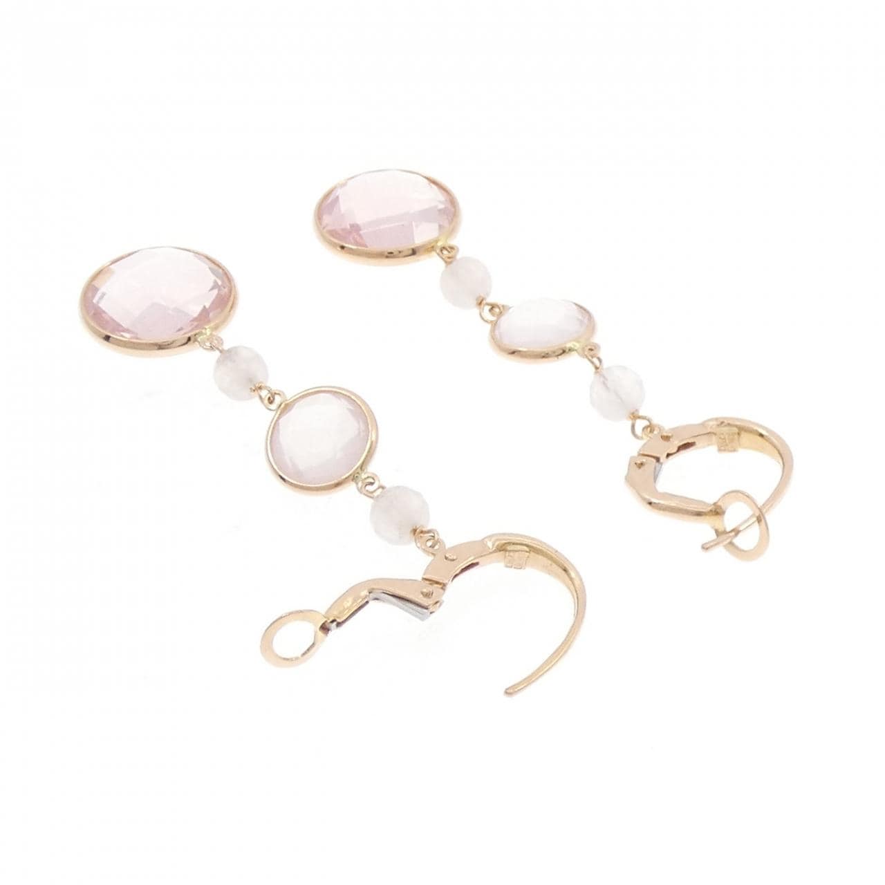 750PG Rose Quartz Earrings