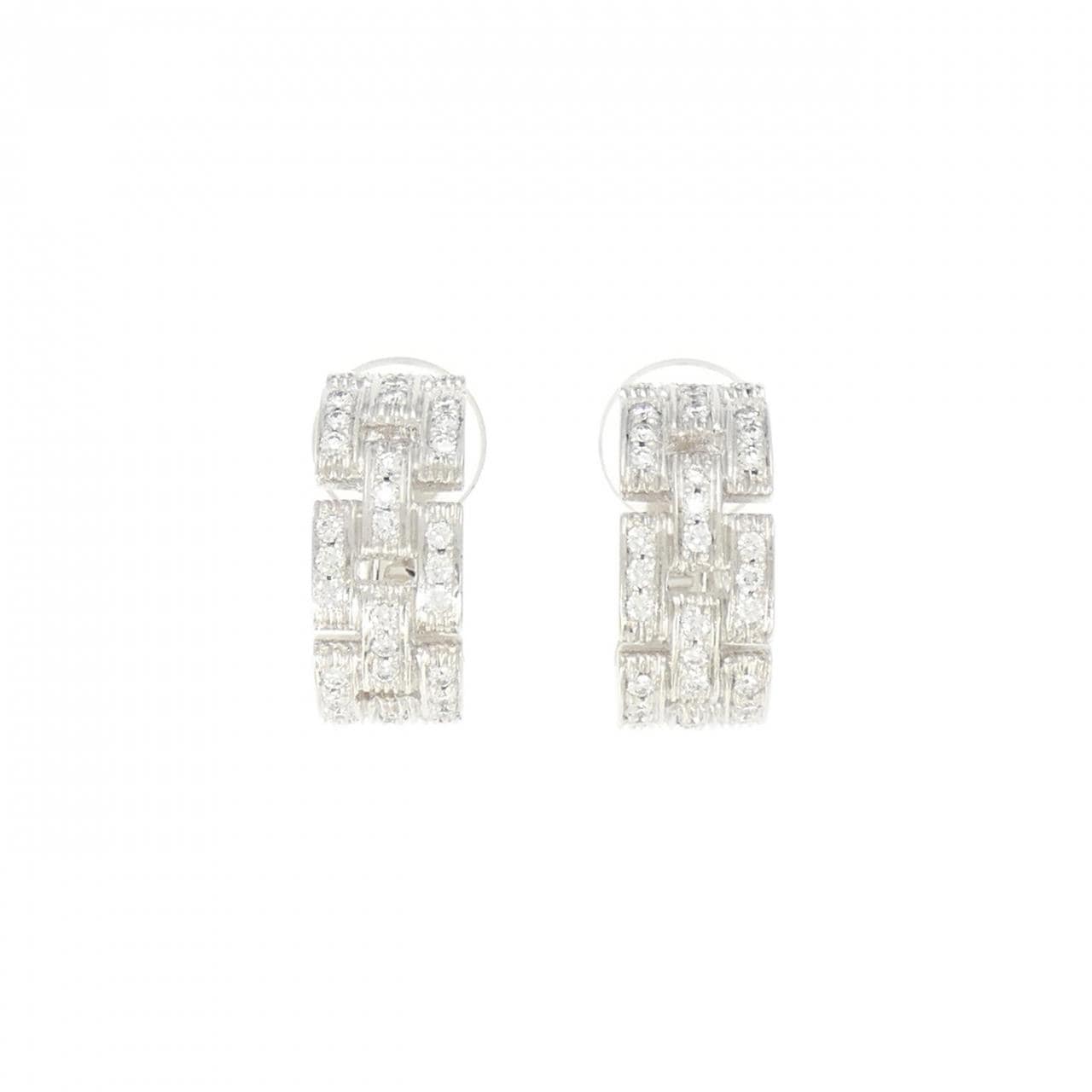 Cartier Maillon Panthère full diamond earrings