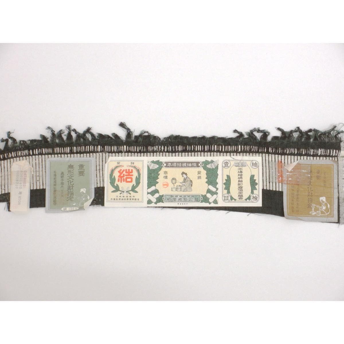 【未使用品】紬　証紙付【本場結城紬】