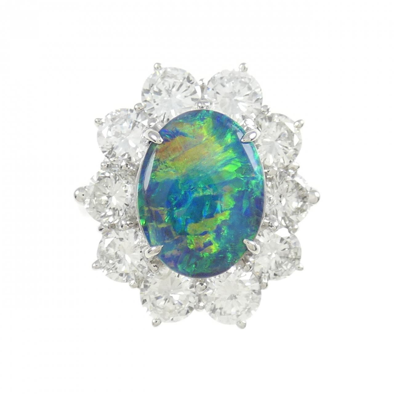 PT ブラックオパール リング 3.10CT