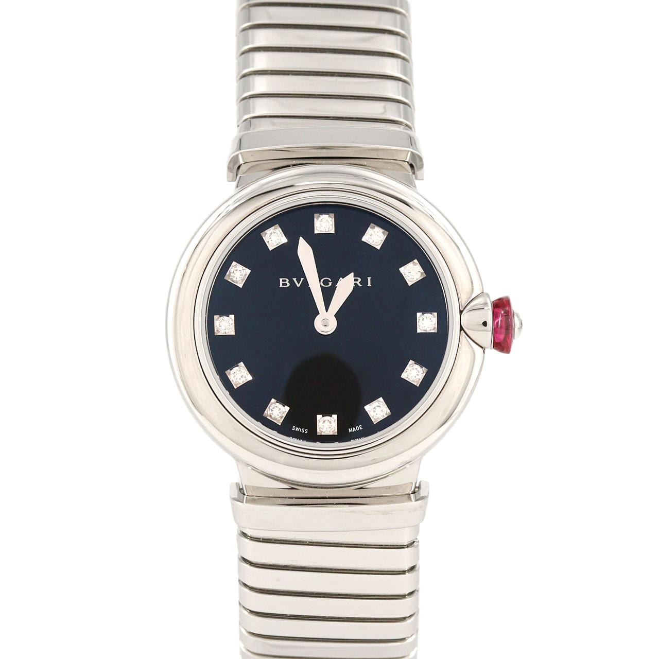 【新品】ブルガリ ルチェアトゥボガス･12P 102951/LU28BSS/12.T SS クォーツ