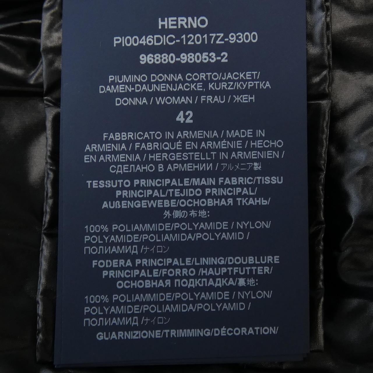 ヘルノ Herno PI0046DIC 12017Z 9300 ダウンジャケット