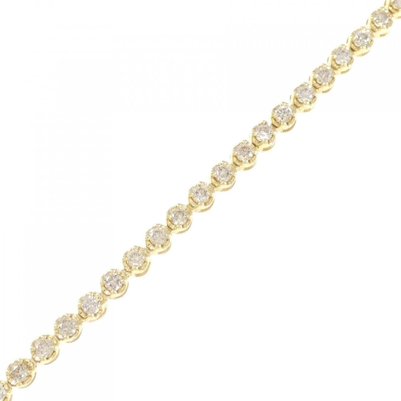 K18YG ダイヤモンド ブレスレット 1.00CT