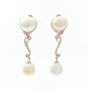 K18YG/K18PG 2WAY 淡水パール イヤリング