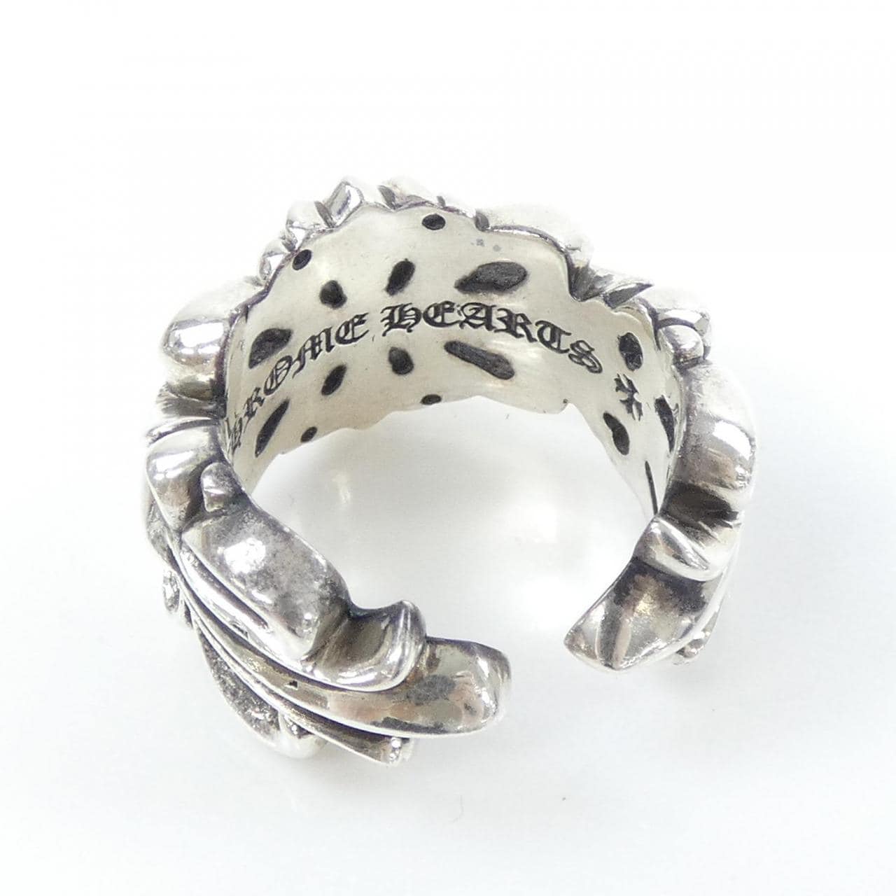 クロムハーツ CHROME HEARTS DBL FLORAL CROSS　ダブルフローラルクロス 207081100SLV RING
