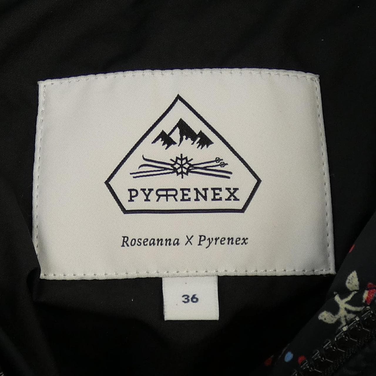 ピレネックス PYRENEX ROSEANNA LODGE PRINT HW50 ダウンジャケット