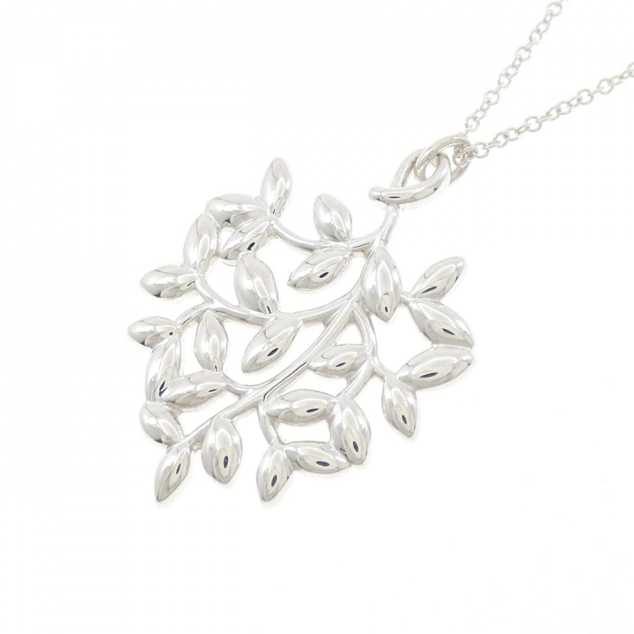 ティファニー オリーブリーフ スモール ネックレス