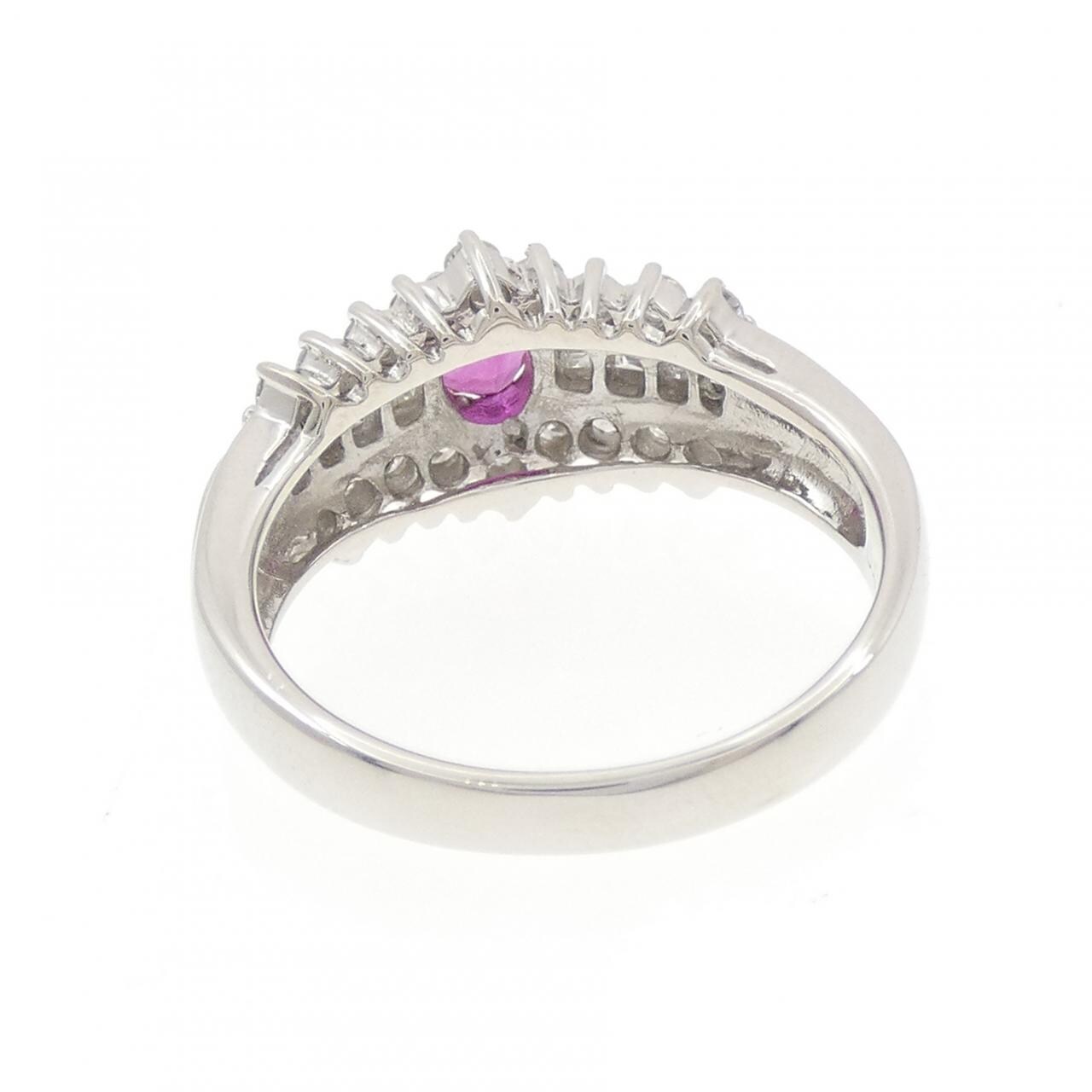 PT900 ルビー リング 0.48CT