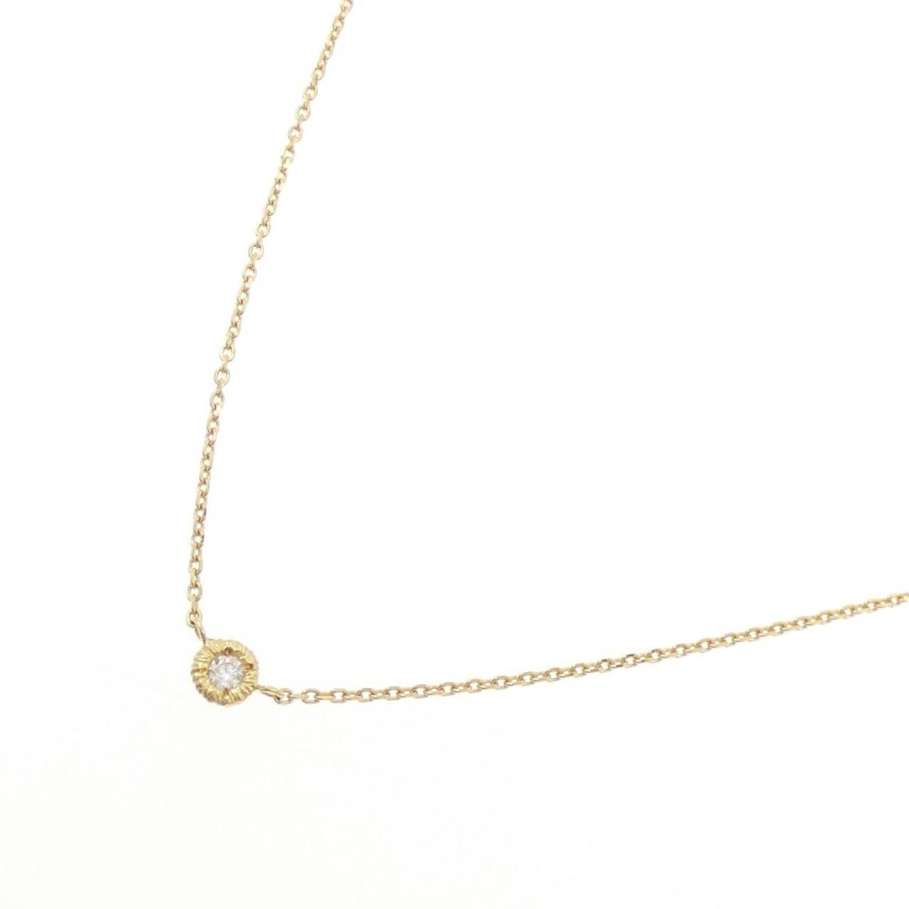 アガット ダイヤモンド ネックレス 0.03CT
