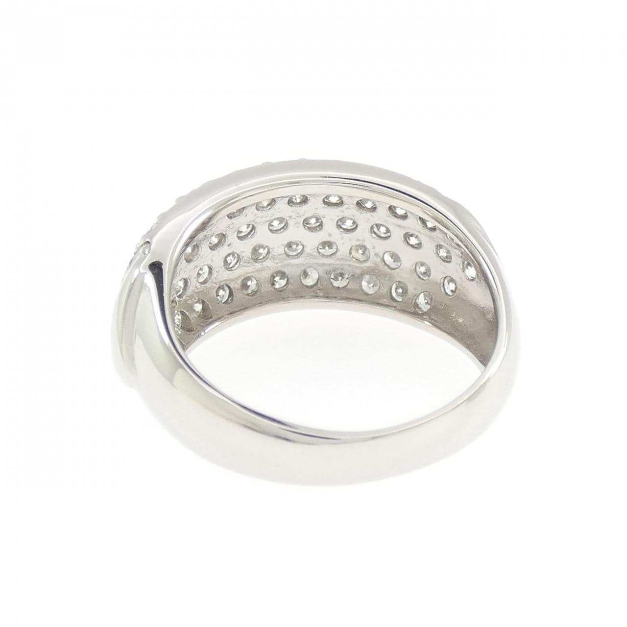 PT900 パヴェ ダイヤモンド リング 2.00CT