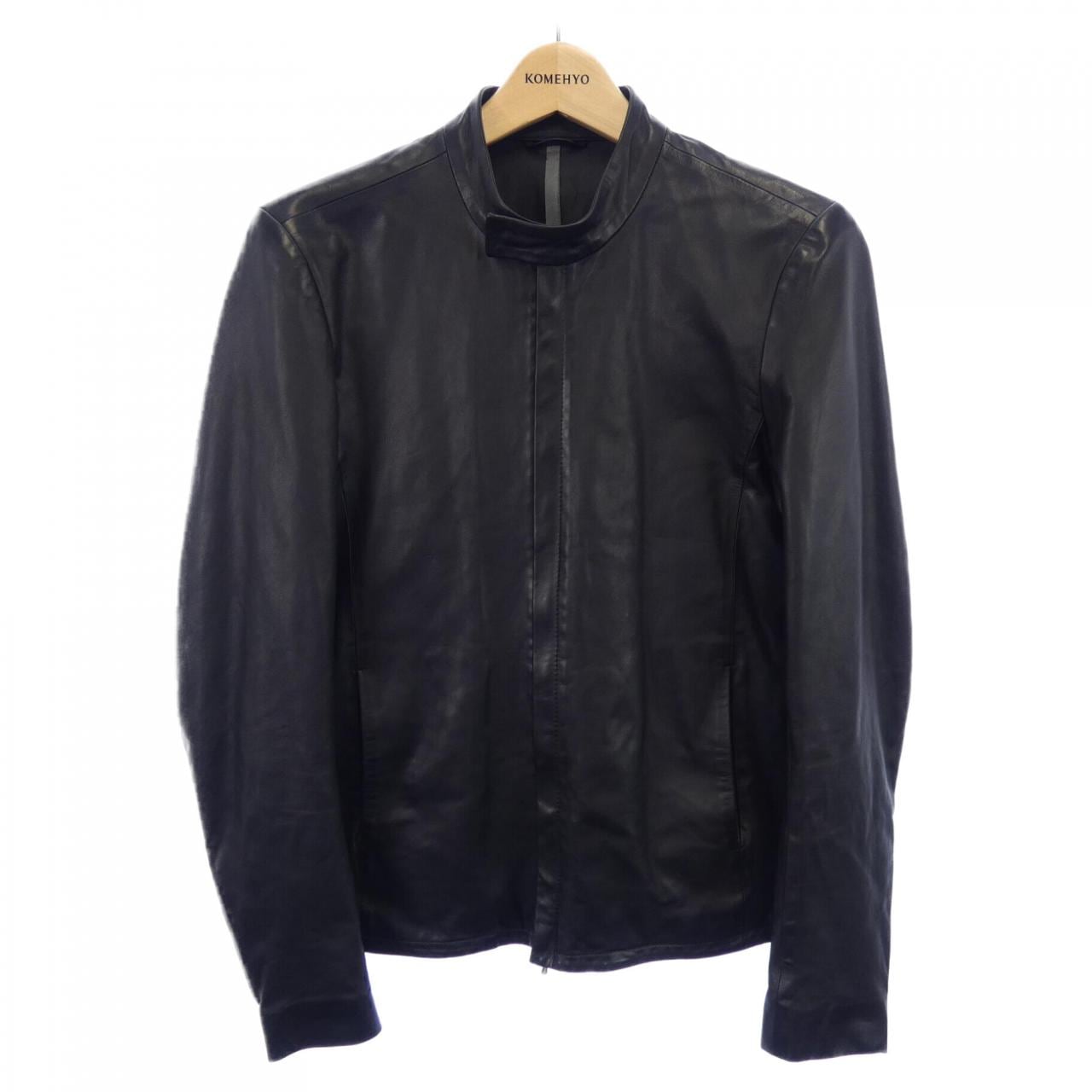 カズユキ クマガイ KAZUYUKI KUMAGAI レザーライダースジャケット