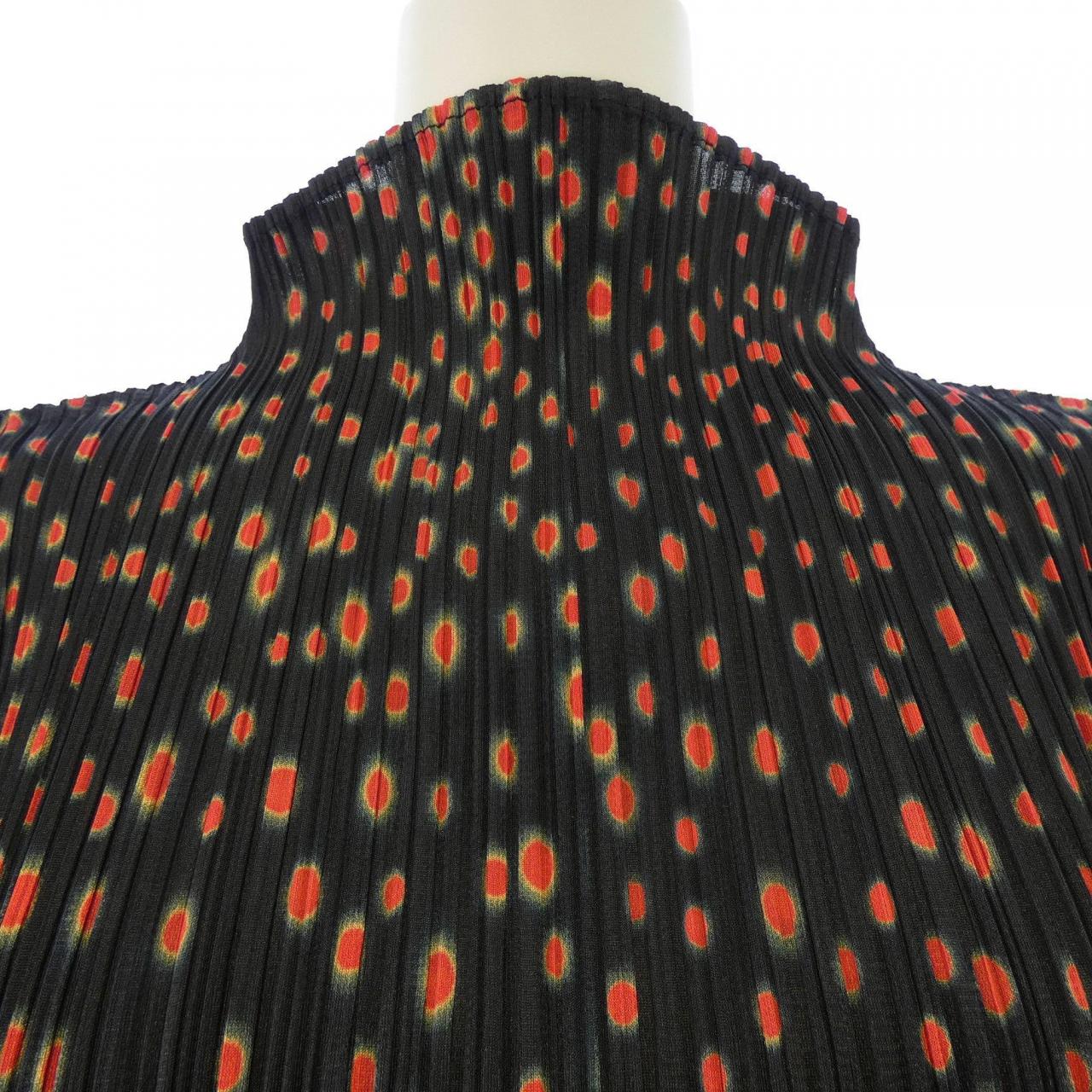 【ヴィンテージ】プリーツプリーズ PLEATS PLEASE 2004 ドット 消しプリーツ PP41-JK803 7559023 トップス