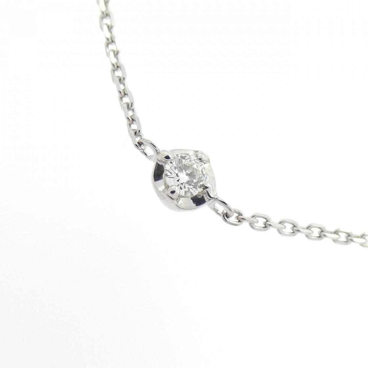PT900/PT850 ダイヤモンド ネックレス 0.14CT