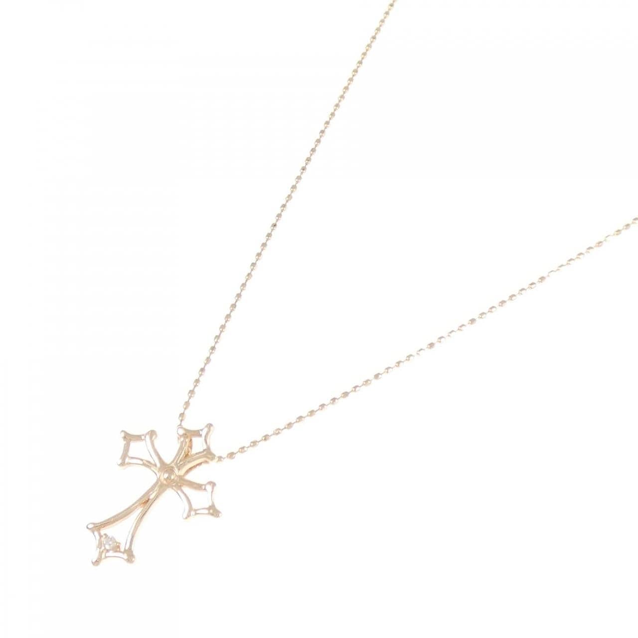 K10PG ダイヤモンド ネックレス 0.01CT