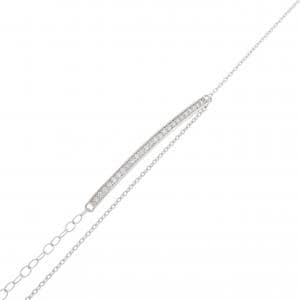 K18WG ダイヤモンド ブレスレット 0.30CT