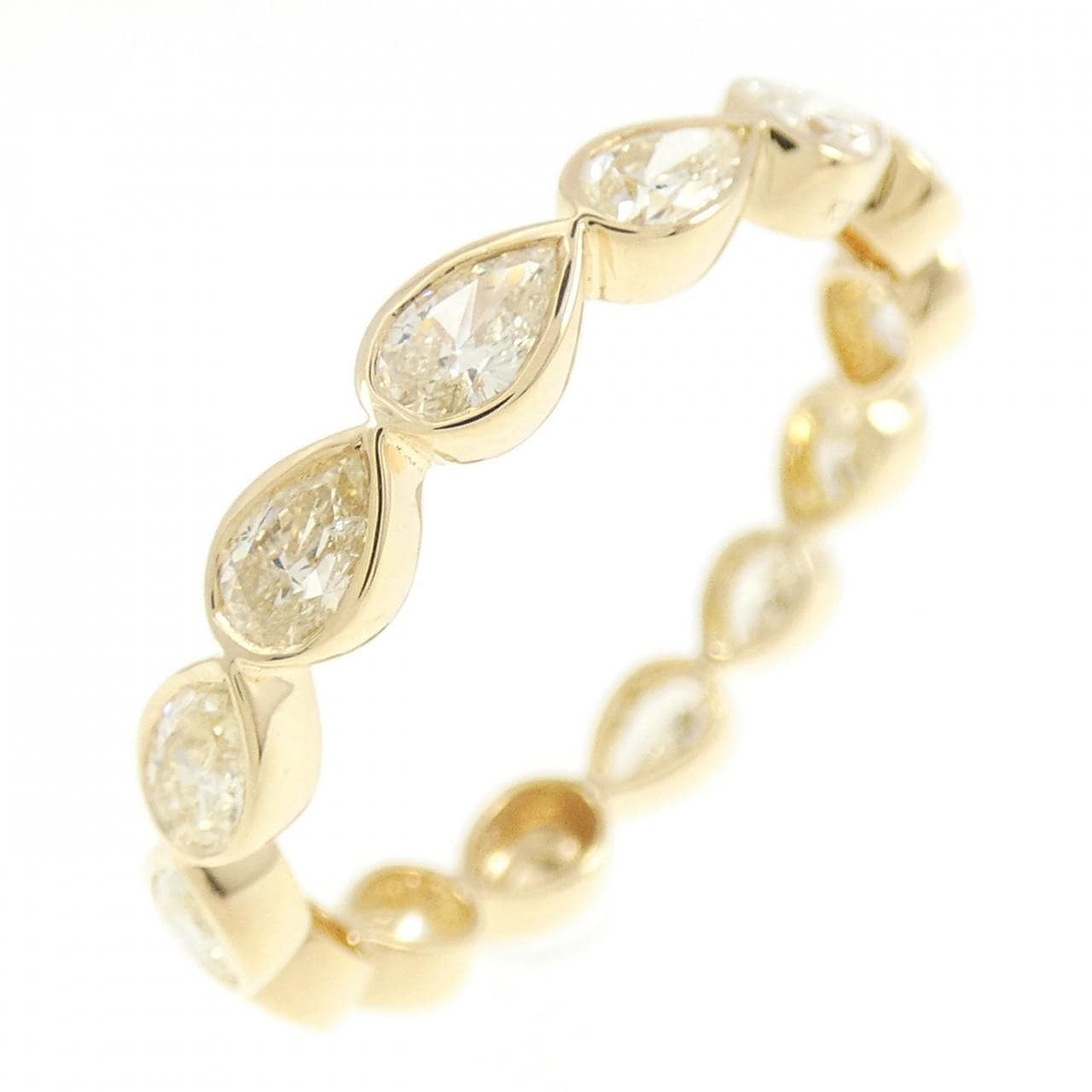 [BRAND NEW] K18YG Diamond Ring 1.27CT
