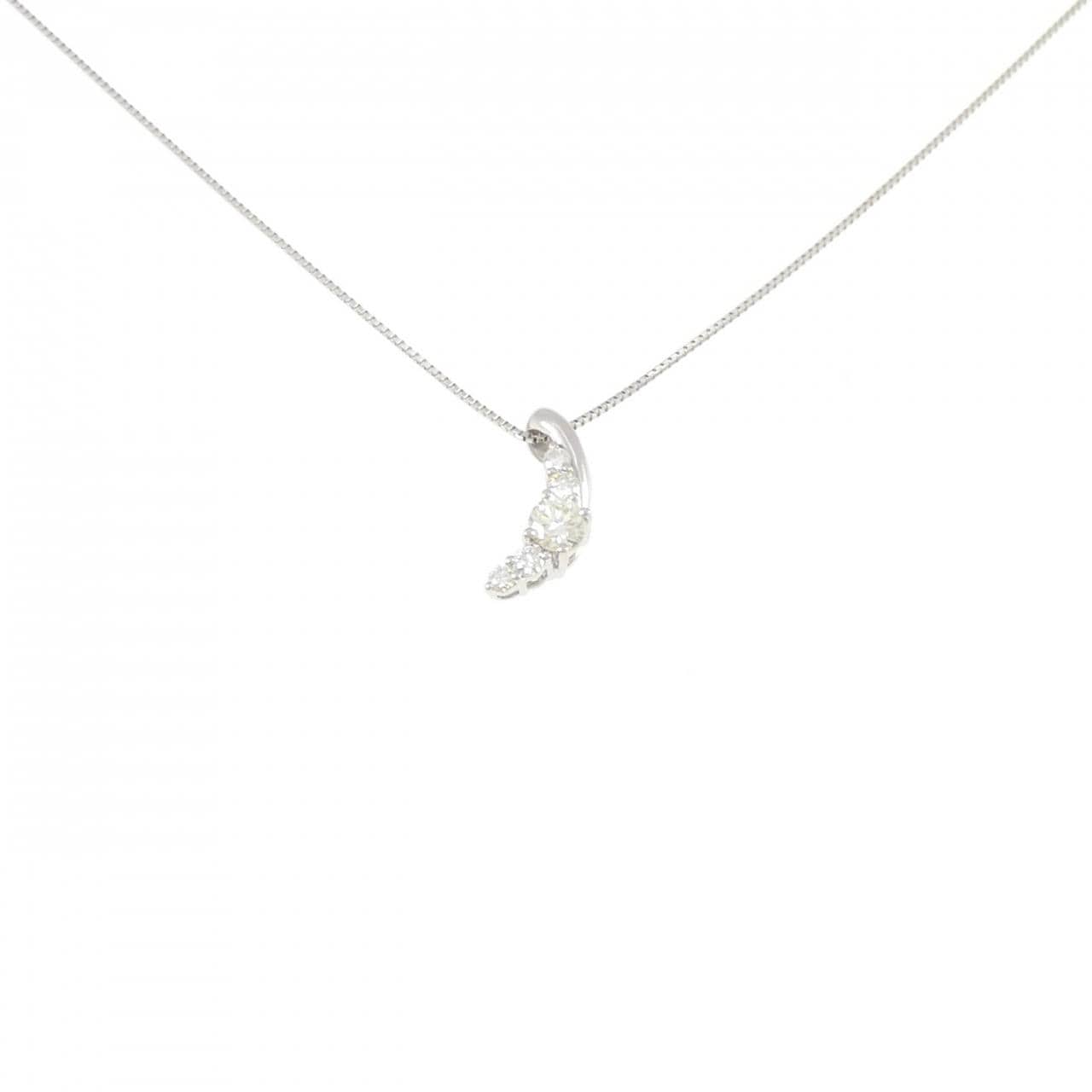 PT900/PT850 ダイヤモンド ネックレス 0.35CT