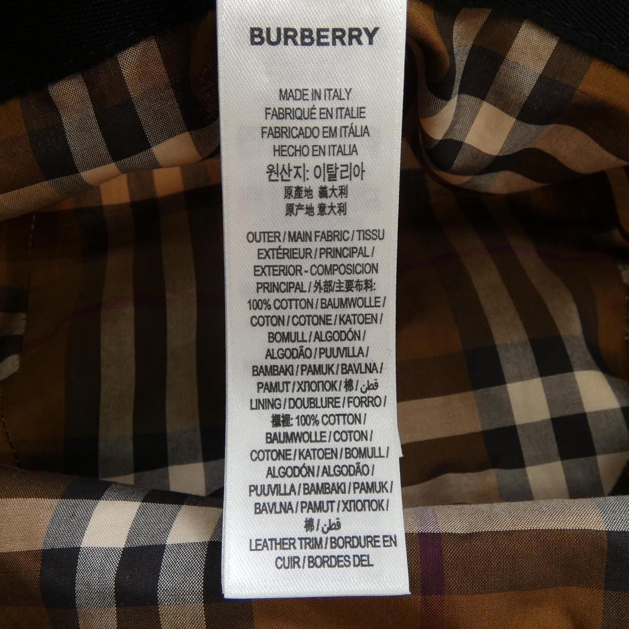 BURBERRY BURBERRY HAT