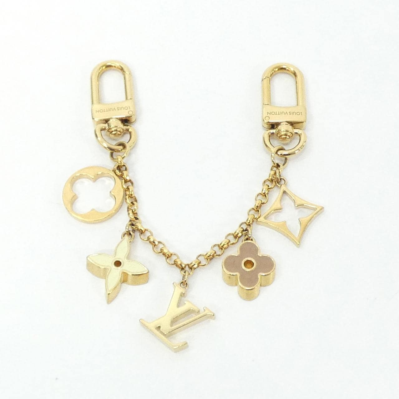 ルイヴィトン バッグチャーム チェーン フルール ドゥ モノグラム M01413 バッグチャーム