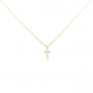 アーカー クロス ダイヤモンド ネックレス 0.05CT