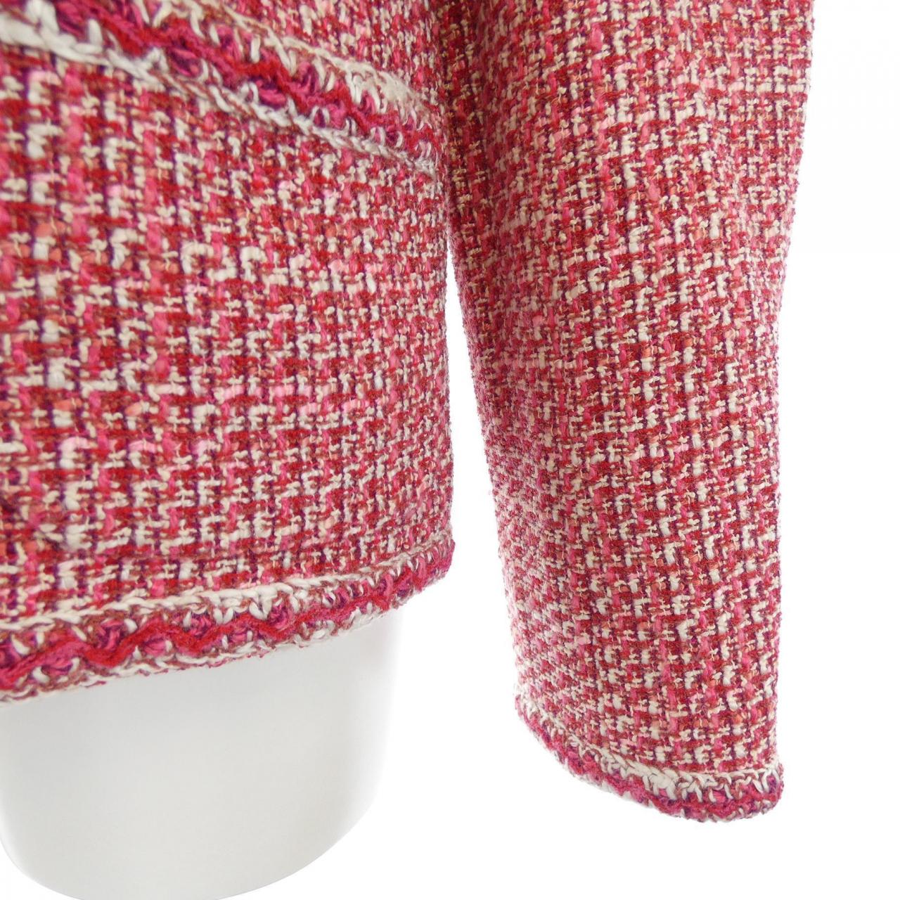 【ヴィンテージ】シャネル CHANEL P19135V11032 02P ノーカラージャケット