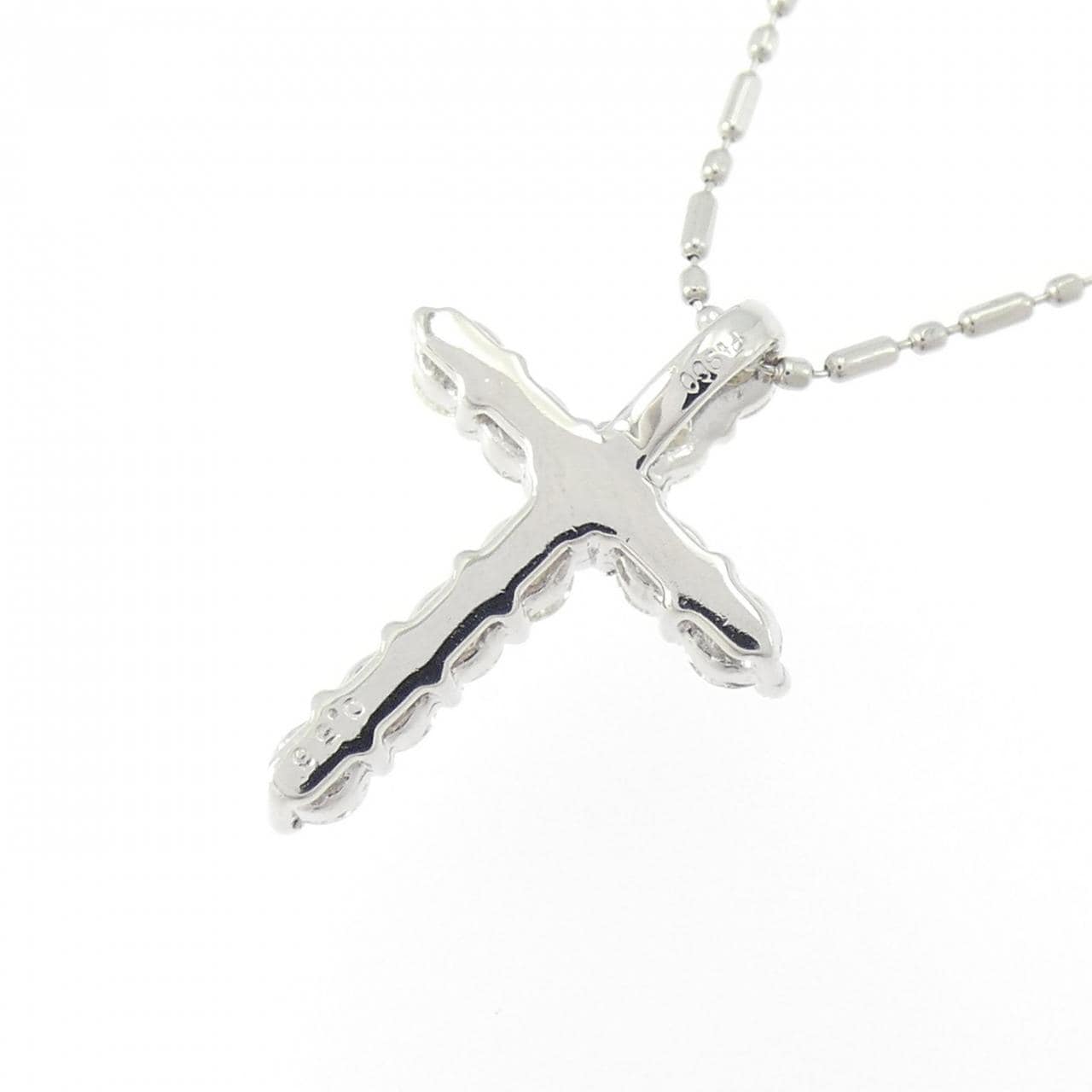PT900/PT850 クロス ダイヤモンド ネックレス 0.56CT