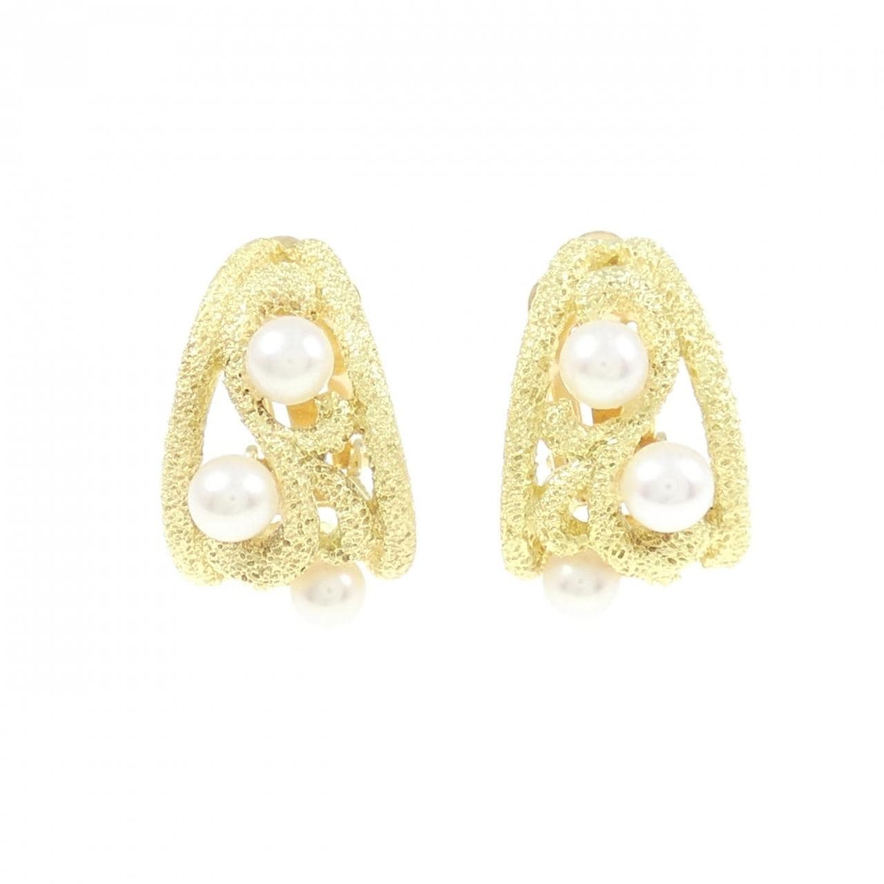Tasaki freshwater pearl earrings
