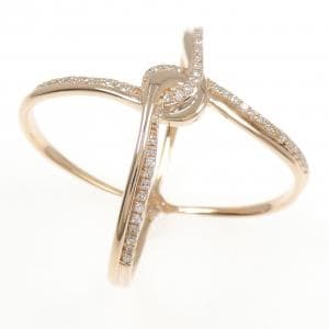 K14PG ダイヤモンド リング 0.18CT