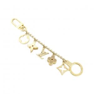 ルイヴィトン バッグチャーム チェーン フルール ドゥ モノグラム M65111 キーリング