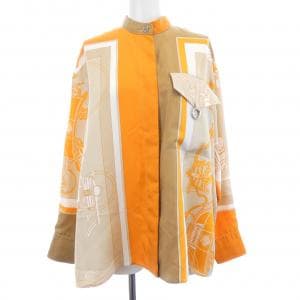エルメス HERMES EX-LIBRIS 3E0607D7 ツイルレーヌ シャツ
