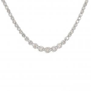 PT1000/PT850 ダイヤモンド ネックレス 5.00CT