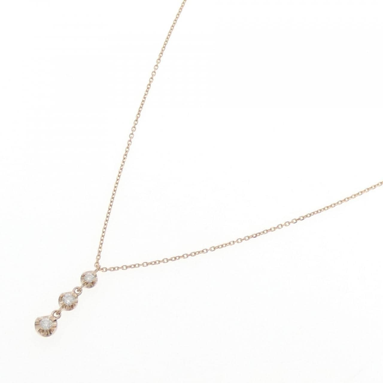 ヴァンドーム ダイヤモンド ネックレス 0.12CT