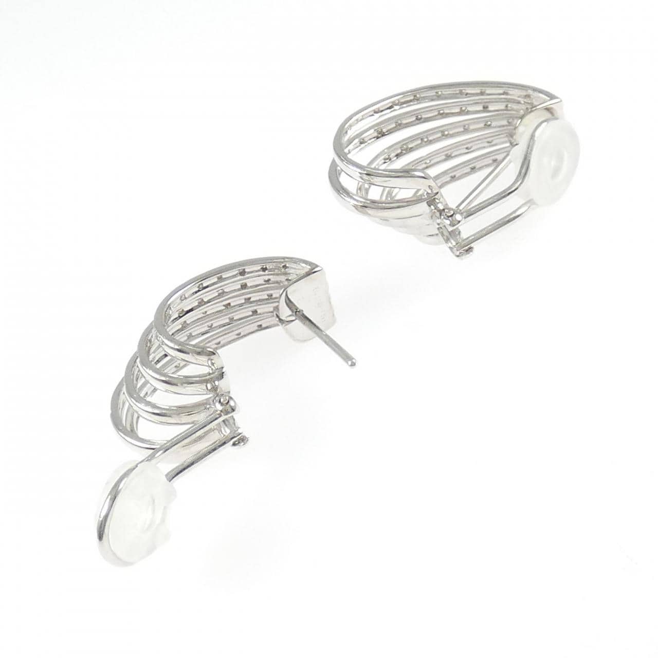 750WG ダイヤモンド ピアス/イヤリング 0.50CT