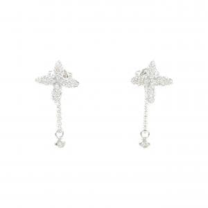 K18WG ダイヤモンド ピアス 0.34CT