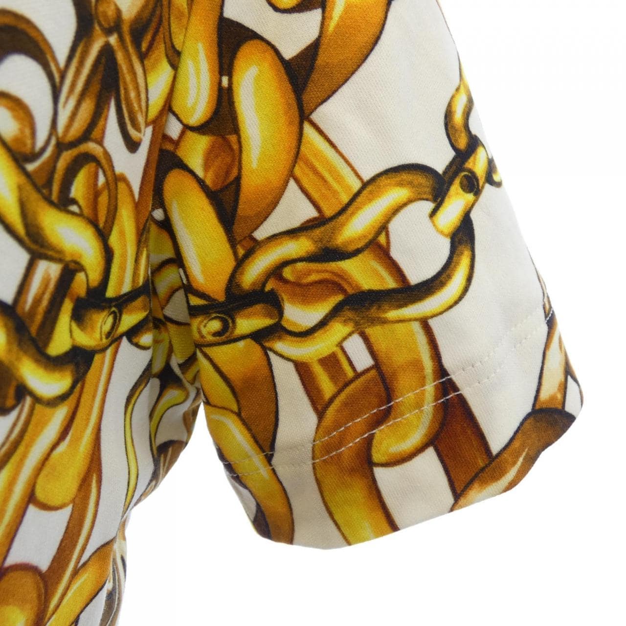 ルイヴィトン LOUIS VUITTON チェーンプリントクロップトップ FOTS36YE4 Tシャツ