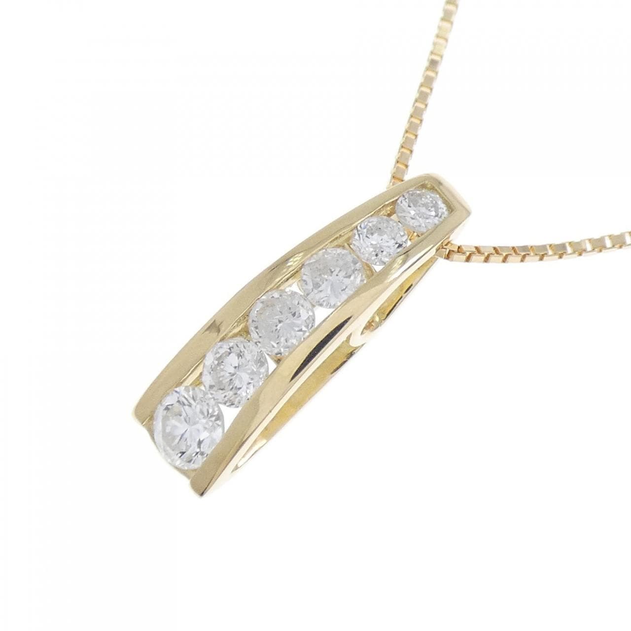K18YG ダイヤモンド ネックレス 0.50CT