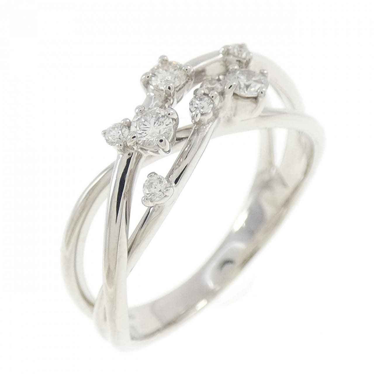 K18WG ダイヤモンド リング 0.20CT