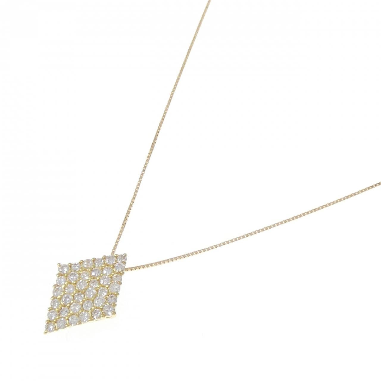 K18YG ダイヤモンド ネックレス 1.00CT