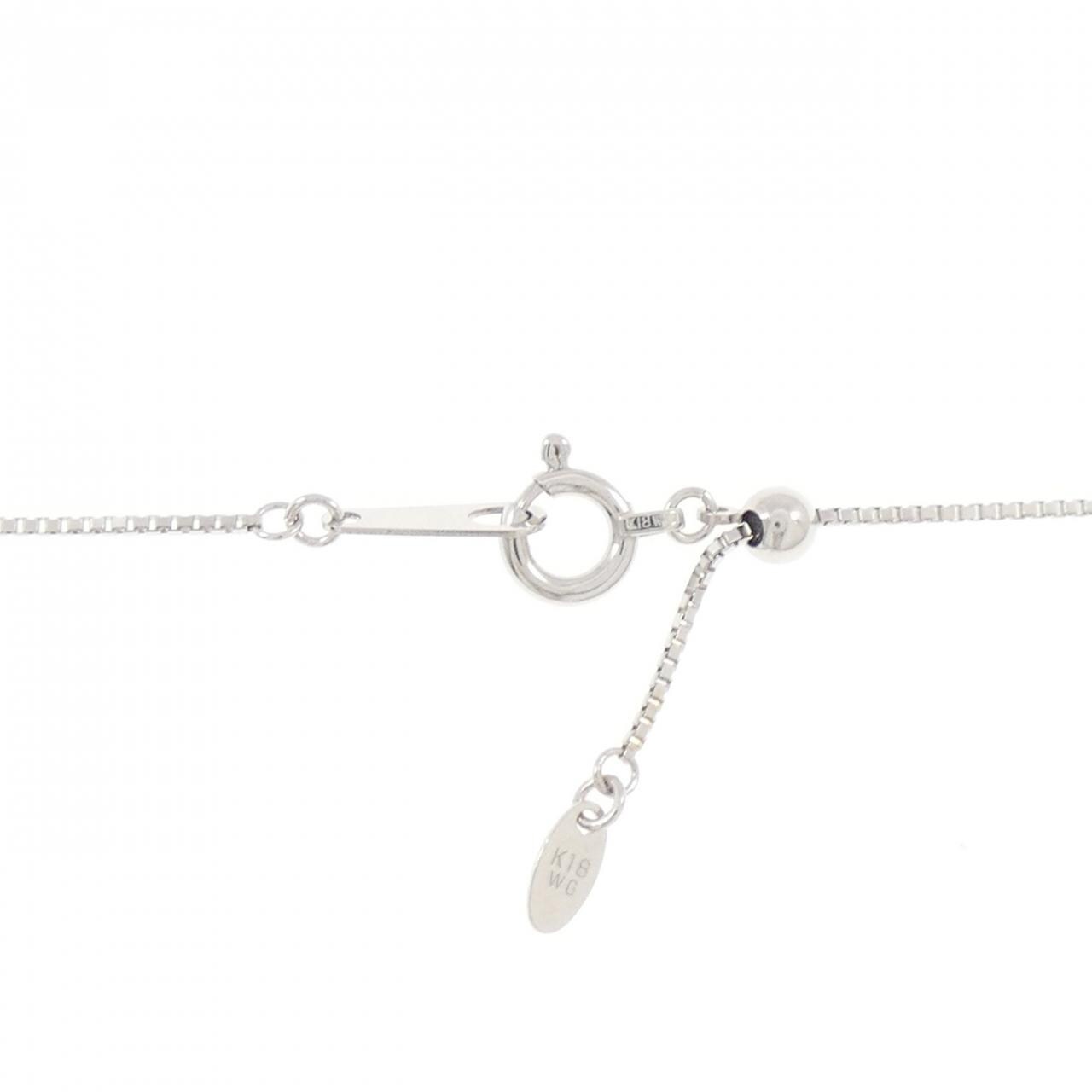 K18WG ガーネット ネックレス 1.71CT