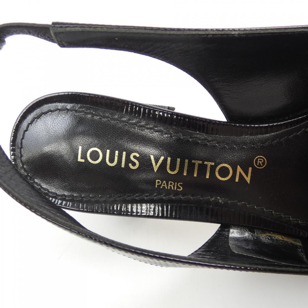 LOUIS VUITTON Vuitton Shake Line Slingback Pumps